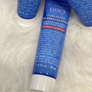 Kiehl's Ultra Facial Oil-Free Cleanser 1oz/30ml Each New for travel !